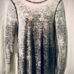 TOPSHOP Soft Grey Long Sleeve Size 4